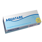 AQUATABS BOITE DE 60 COMPRIMES EFFERVESCENTS DE DESINFECTION POUR 1 L D&#039;EAU DE BOISSON