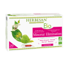 HERBESAN THE VERT REINE DES PRES MINCEUR ELIMINATION BIO Reine des prés, Fenouil, Thé vert, Bouleau - 20 ampoules de 15ml