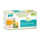 HERBESAN INFUSION THYM RESPIRATOIRE BIO Thym, Eucalyptus, Mauve, Ecorce de citron - 20 sachets