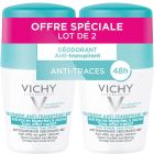 LOT*2 Bille Anti-Transpirant 48H, Anti-Traces, Sans Effet Carton