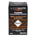 SUPERWHITE BLACK POUDRE DENTAIRE CHARBON ACTIF