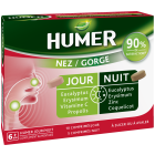 Humer  - Comprimés Nez / Gorge - Jour / Nuit - 9 personnes sur 10 satisfaites - 5 jours de prise