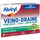 Alvityl - Veino-Draine gélules - Circulation, action drainante, jambes légères - Dès 12 ans - 90 gélules