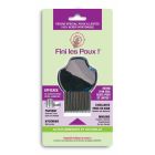 FINI LES POUX peigne acier dents micro-cannelées