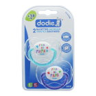 DODIE SUCETTES ANATOMIQUES +18M DUO JOUR MIXTE TRANSLUCIDE MOTS D&#039;AMOUR A44