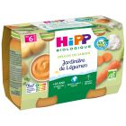 DÉLICES DU JARDIN JARDINIÈRE DE LÉGUMES POTS BIO 2X190G - DÈS 6 MOIS