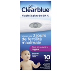 Test d&#039;Ovulation Clearblue Digital Kit de 10 tests