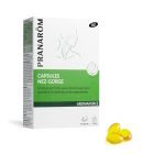 Pranarom - Aromaforce - Capsules Nez-Gorge, Compléments Alimentaires Aux Huiles Essentielles, Origan vulgaire , Maintient La Santé Des Voies Respiratoires, Citronnier , 100 Pour cent Bio - 30 Capsules