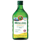 MOLLERS Huile de foie de morue liquide arome naturel citron - 250ml