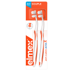 ELMEX PROTECTION-CARIES BROSSE A DENTS MANUELLE SOUPLE COURTE DUO x10