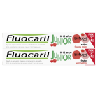 Fluocaril Junior, Dentifrice 6-12ans, Fruits Rouges, 2x75ml