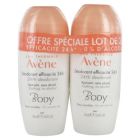 AVENE DEODORANTS 24H ROLL ON BODY 2X50ML