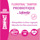 FLORGYNAL TAMPON PROBIOTIQUE AVEC APPLICATEUR COMPACT NORMAL BOITE DE 9