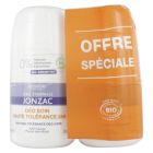 JONZAC BIO DEODORANT FRAICHEUR 24H ROLL ON 50ML X2