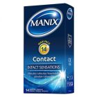 MANIX CONTACT SENSATION INTACTE PRESERVATIF 14