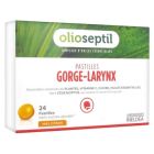 OLIOSEPTIL GORGE LARYNX PASTILLE MIEL CITRON 24