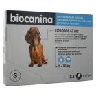 BIOCANINA FIPRODOG  67MG SPOT ON PETIT CHIEN X3