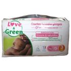 LOVE GREEN COUCHE ECOLOGIQUE T3 X52