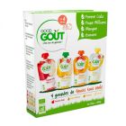 GOODGOUT GOURDE VARIETE FRUIT BIO +4M 120G X4