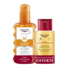 EUCERIN SUN SPRAY TRANS SPF 50 200ML + HUILE 100ML