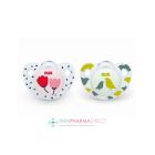 NUK SUCETTE PHYSIO SILICONE TRENDLINE FILLE T2 X2