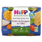 HIPP PETIT POT DINER NUIT LASAGN CELER BIO 190G X2