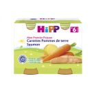 HIPP PETIT POT CAROTTE PDT SAUMON BIO 190G X2