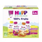 HIPP GOURDE MULTIPACK 4VARIETES 4/6M BIO 90G X8