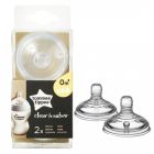 TOMMEE TIPPEE CLOSER NATURE TETINE DEB VAR 3/6M X2