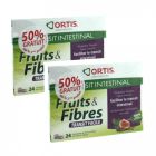 ORTIS FRUITS FIBRES REGULAR CUBE 12 X2 -50% 2EME