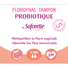 FLORGYNAL TAMPON PROBIOTIQUE SANS APPLICATEUR MINI BOITE DE 14