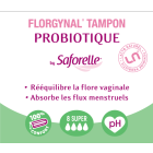 FLORGYNAL TAMPON PROBIOTIQUE SANS APPLICATEUR  SUPER BOITE DE 8