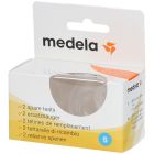 MEDELA TETINE SILICONE DEBIT FAIBLE X2