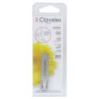 3CLAVELES COUPE ONGLES PLIANT INOX 6CM