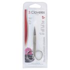 3CLAVELES CISEAUX ONGLES DROIT  9CM 80005