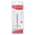 3CLAVELES CISEAUX ONGLES COURBE 10CM