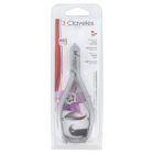 3CLAVELES PINCE PEDICURE DBLE BEC 14CM