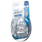 AVENT TETINE SILICONE LIQUIDE EPAIS X2