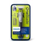 QP2530/20 ONEBLADE MANCHE 4 SABOTS BARBE CLIPSABLES QP2530/20