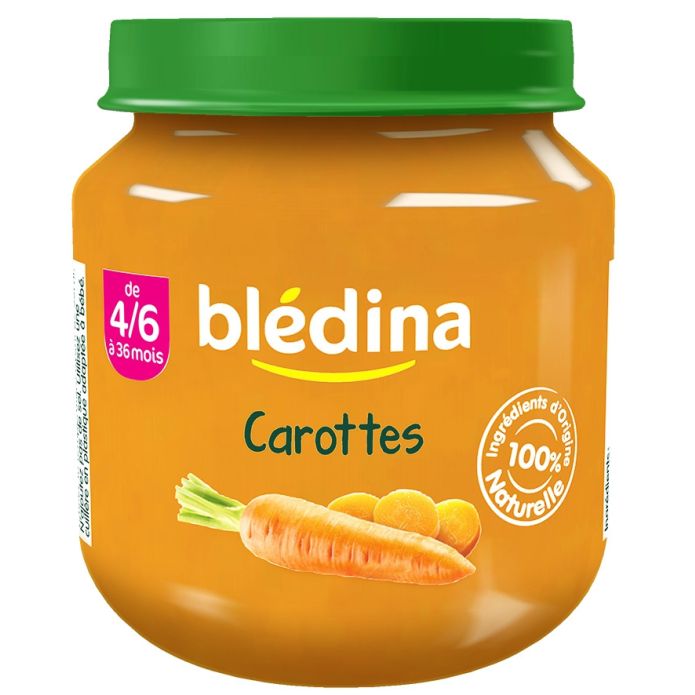Petit pot bébé dès 4-6 mois carottes BLEDINA