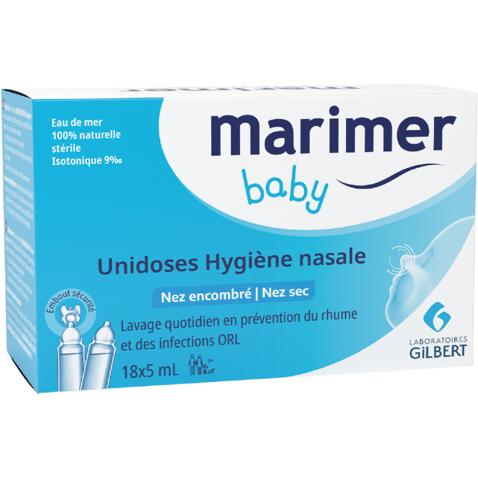 Spray nasal Marimer Isotonique hygiène nasale - Lavage de nez