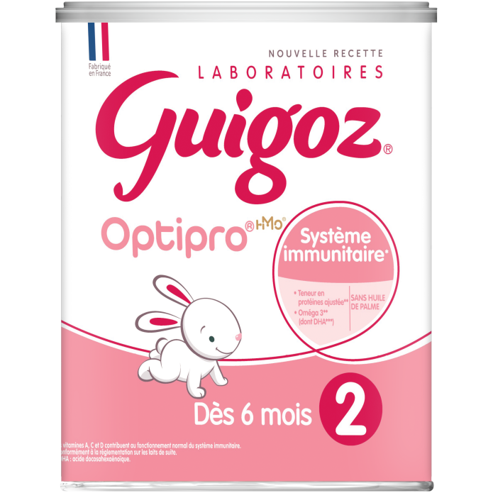 GUIGOZ : Optipro - Lait 2ème âge en poudre 6/12 mois - chronodrive